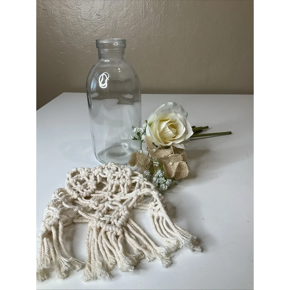 Macrame Ivory Covered 7.5